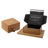 Custom Printed Ecommerce Corrugated Paper Boxes Recycled Cardboard Zipper Tear Strip Mailer Packaging Shipping Box