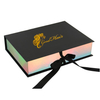 Custom Logo Luxury Hair Extension Packaging Gift Boxes with Satin Lining
