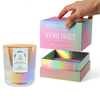 Personalized Luxury Holographic Scented Candle Packaging Box