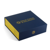 Custom Folding Magnetic Jewelry Box with Gold Foil Stamping Logo