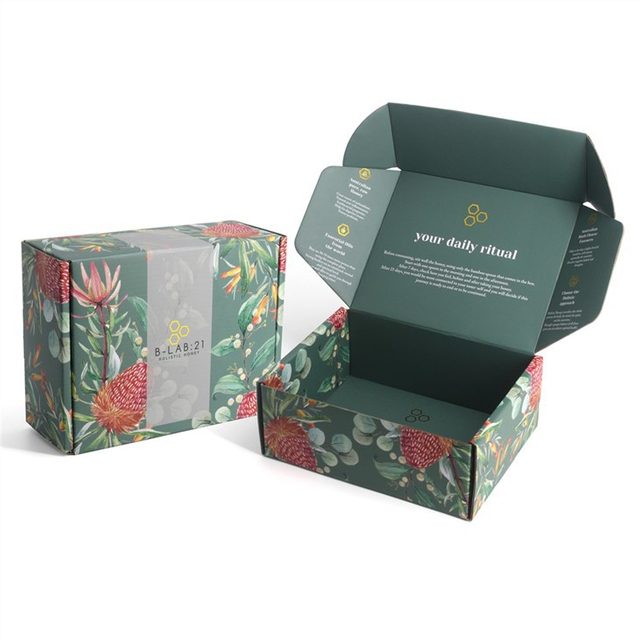 Printed Cardboard Postage Mailing Boxes