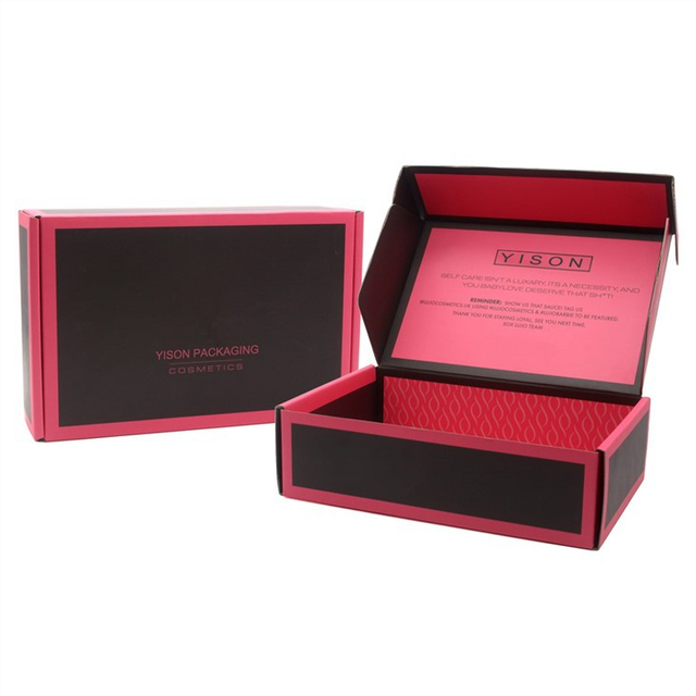 Red And Black Mailer Box