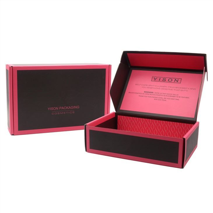 Red And Black Mailer Box