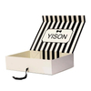 Black White Striped Box