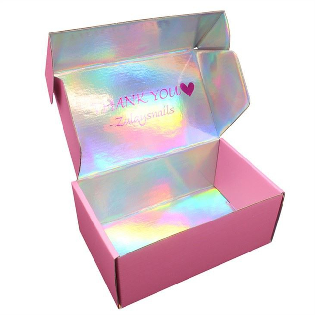 Pink Holographic Box