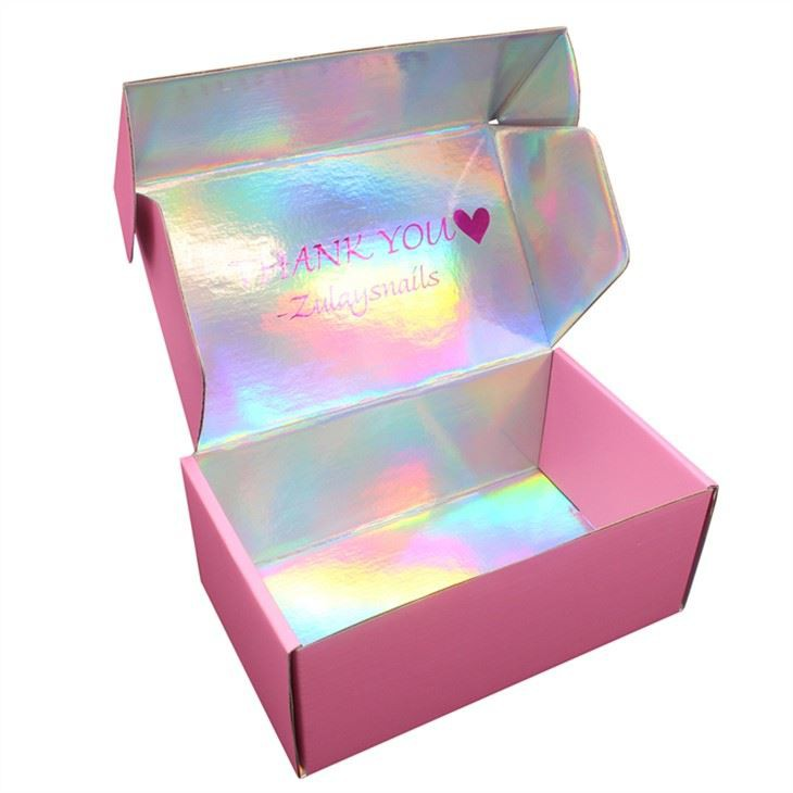 Pink Holographic Box