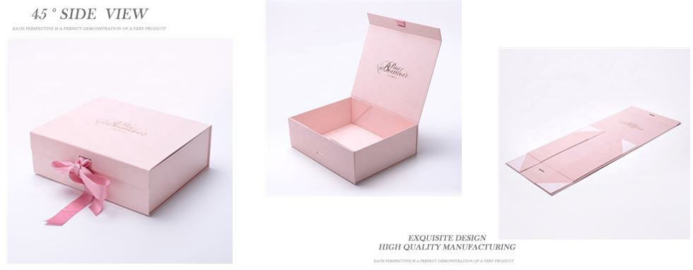 Custom Foldable Gift Boxes With Ribbon (1)