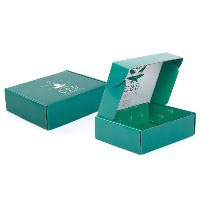 Custom CBD Green Packaging Box