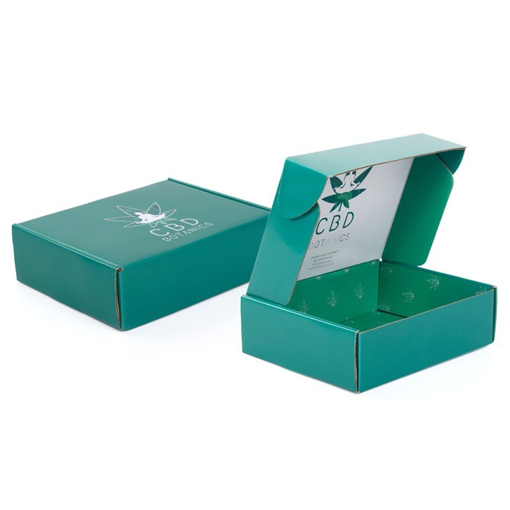 Custom CBD Green Packaging Box