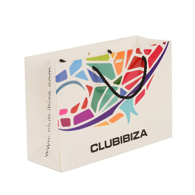 White Paper Bags with Handles
