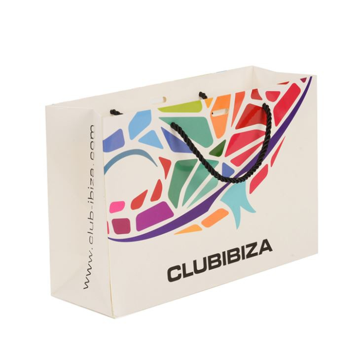 White Paper Bags with Handles