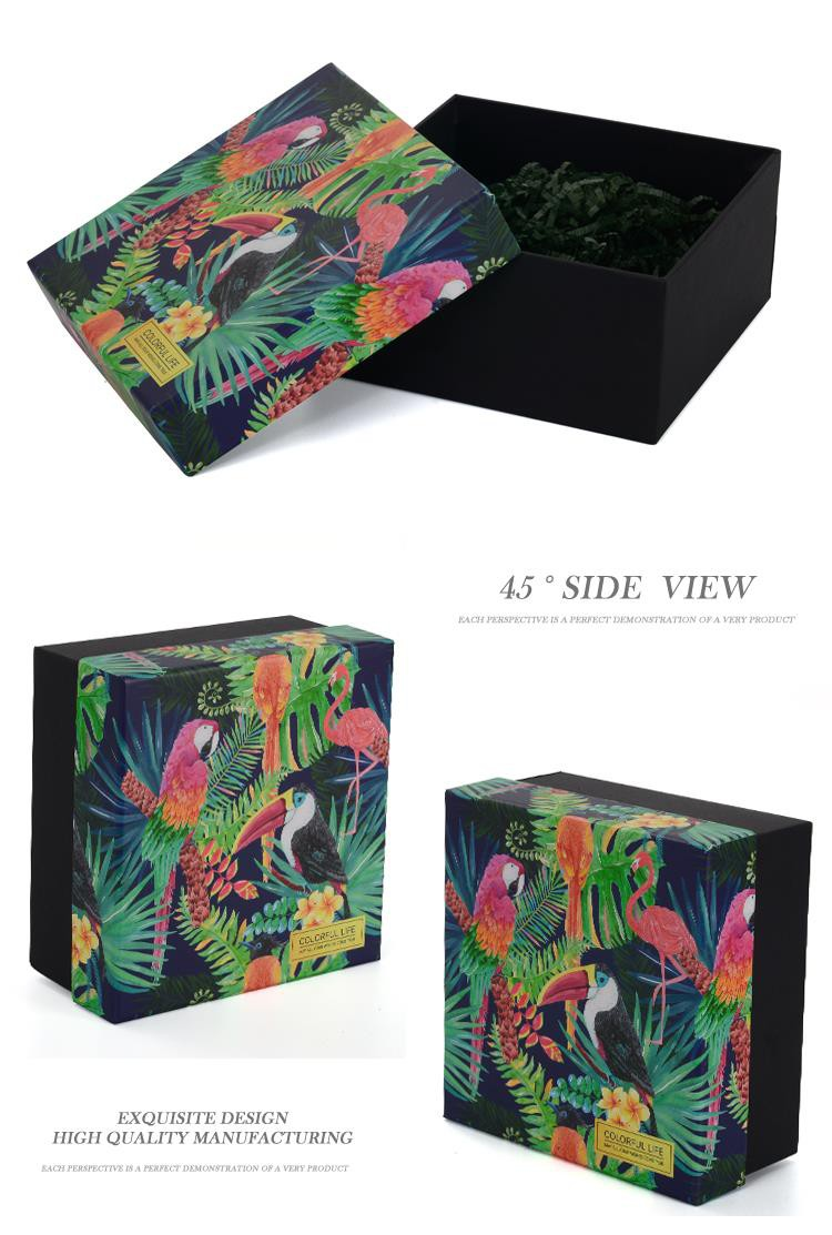 Shredded Paper Gift Box
