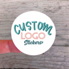Custom Round Brand Logo Stickers