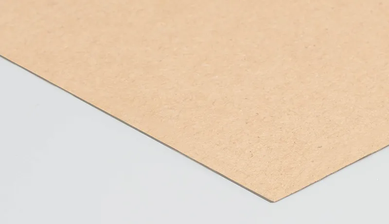 5.Natural Brown Kraft Paper(Kraft paper made from a mix of virgin and recycled paper pulp,coated on both sides for printing.)