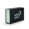Custom Magnetic Flip‑Top Wig Box With Holographic Interior and Logo Printing