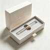Custom White Rigid Flip Top Injection Peptide Pen Packaging Box With Window
