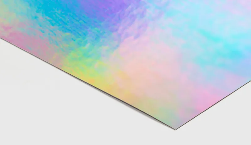 12.Holographic Paper(Specialty paper material featuring a glossy or matte holo graphic laminated surface.)