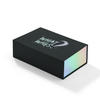Custom Magnetic Flip‑Top Wig Box With Holographic Interior and Logo Printing